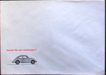 Volkswagen Beetle 1962 Advertising-Envelope (2330)